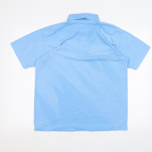 Uneek Mens Blue    Polo Size M