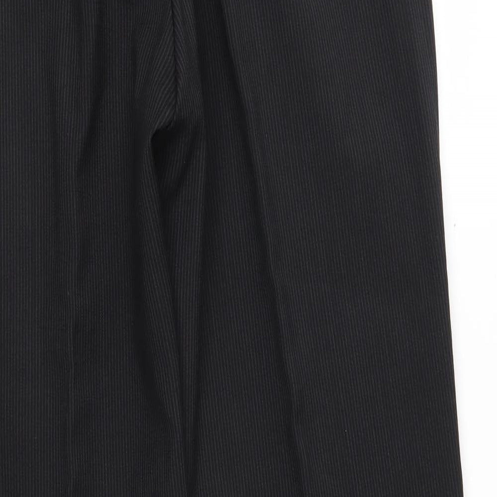 Jasper Conran Mens Black Striped   Suit Trousers  L30 in