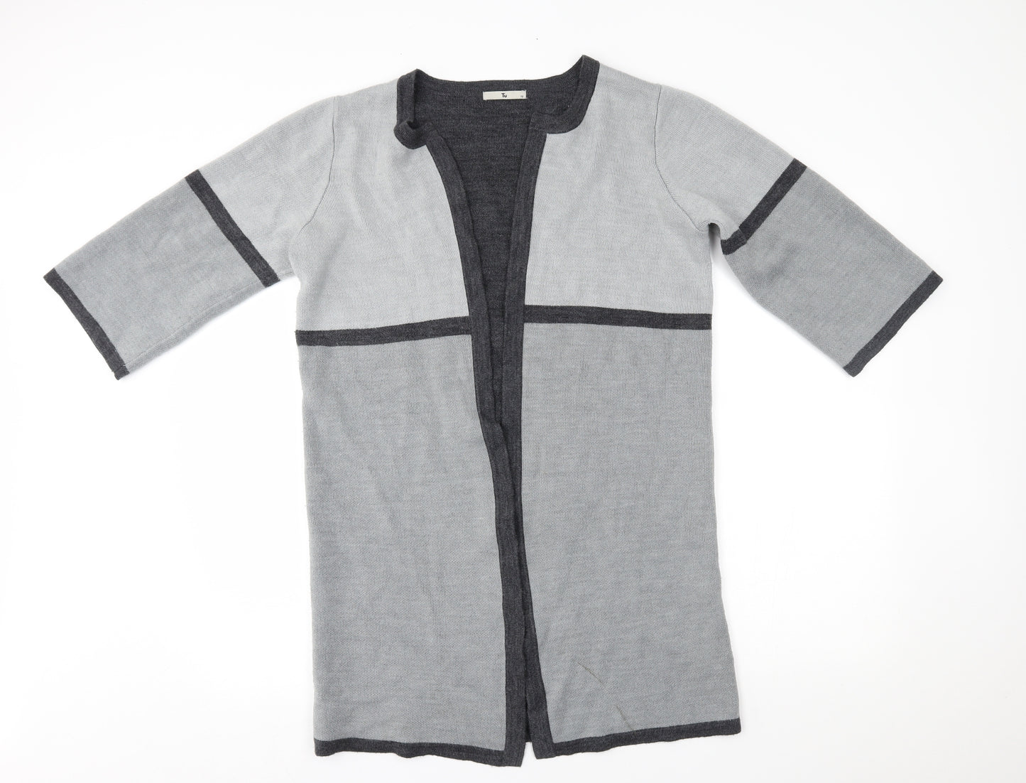 TU Womens Grey    Coatigan Size 12