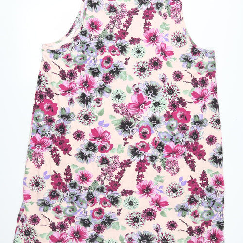 BPC Womens Pink Floral  A-Line  Size 2XL