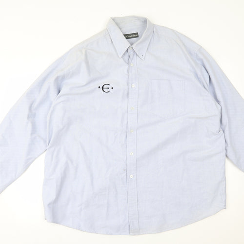 Hawkshead Mens Blue    Button-Up Size XL