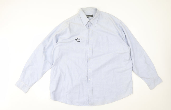 Hawkshead Mens Blue    Button-Up Size XL