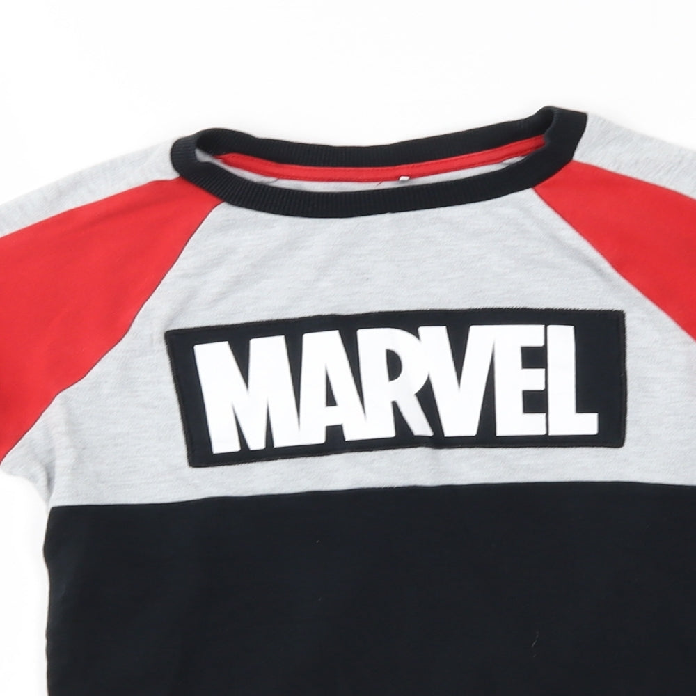 George Boys Grey   Basic T-Shirt Size 9-10 Years  - marvel