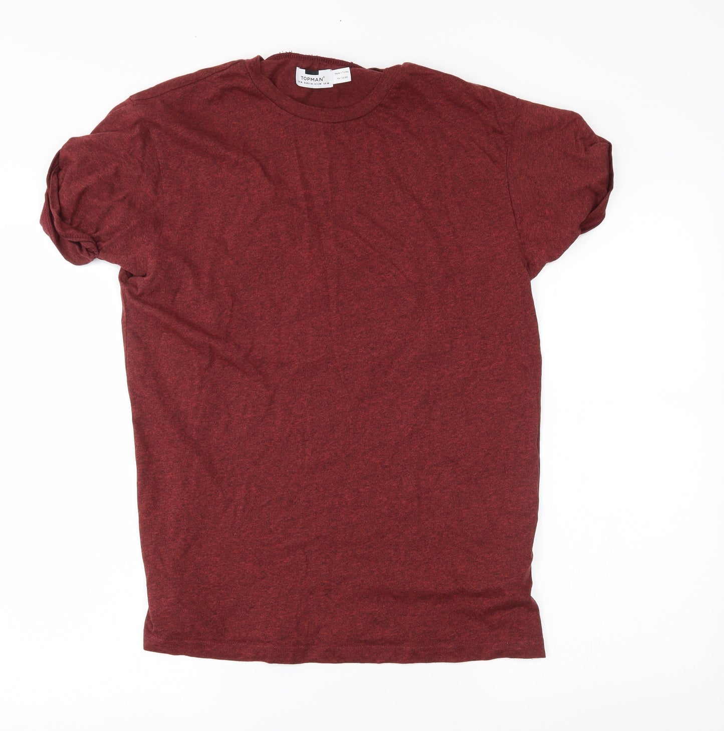 Topman Mens Red    T-Shirt Size M