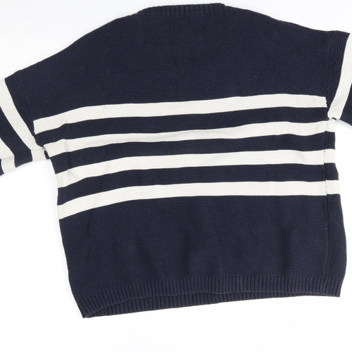 NEXT Womens Blue Striped  Pullover Jumper Size 12