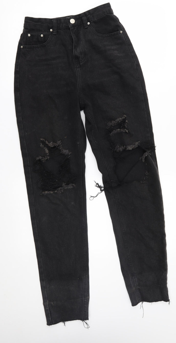 SheIn Womens Black Straight Jeans Size XS L29 in