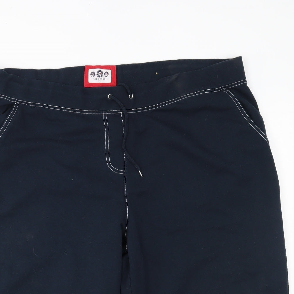 BM casual Mens Blue   Sweat Shorts Size L