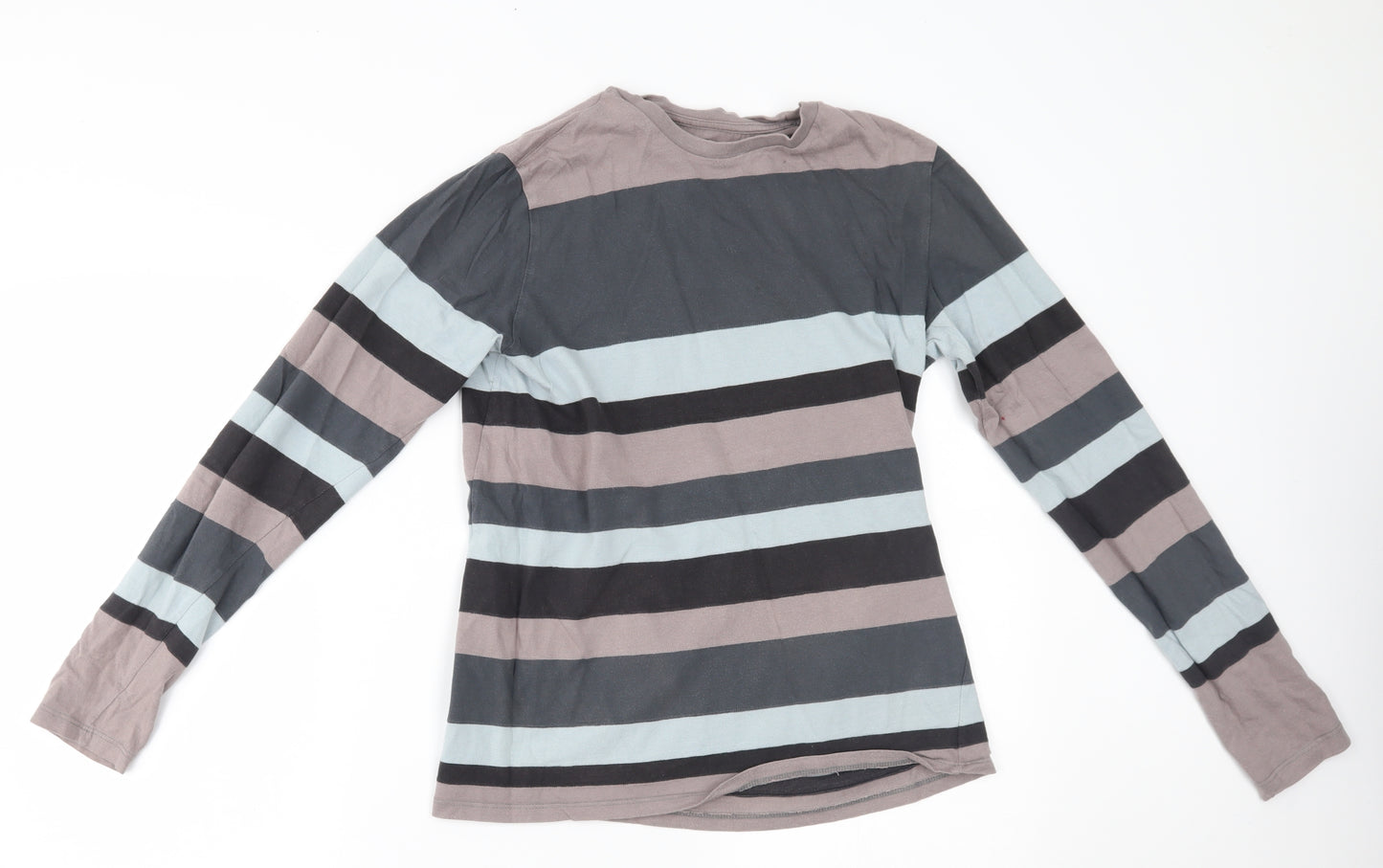 Reiss Mens Grey Striped   T-Shirt Size S