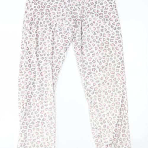George Womens Pink Animal Print   Lounge Pants Size 8