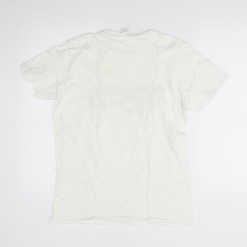 Gildan Womens White   Basic T-Shirt Size M  - my chemical romance
