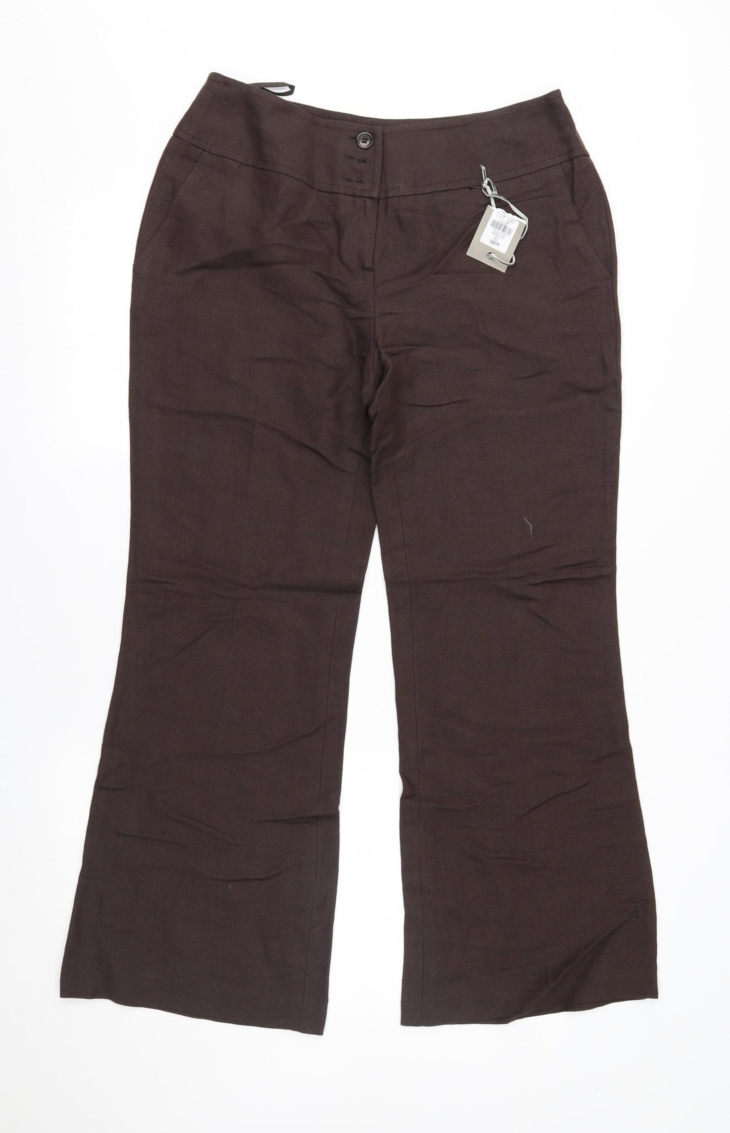 Wallis Womens Brown   Bloomer Trousers Size 12 L28 in