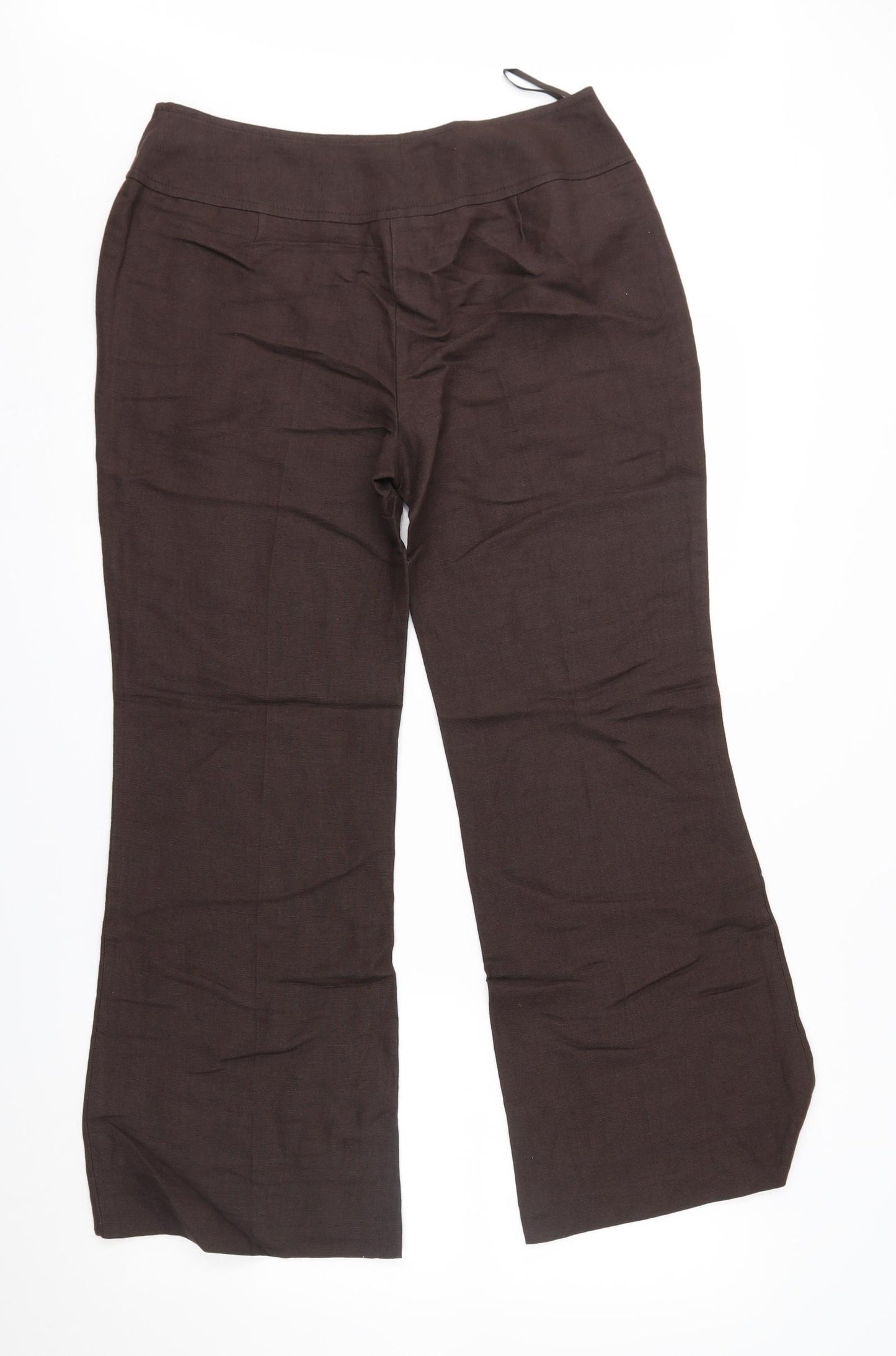 Wallis Womens Brown   Bloomer Trousers Size 12 L28 in