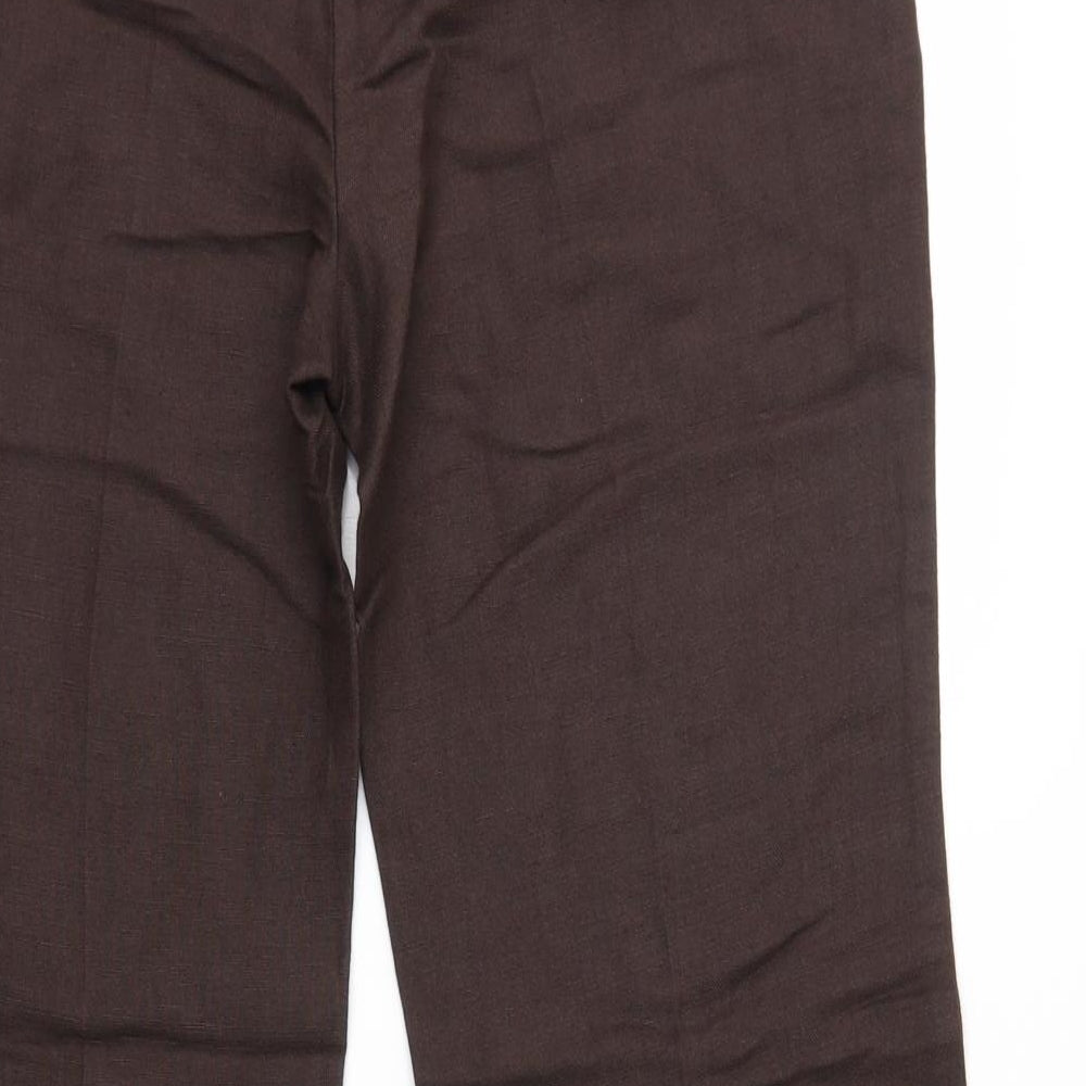 Wallis Womens Brown   Bloomer Trousers Size 12 L28 in