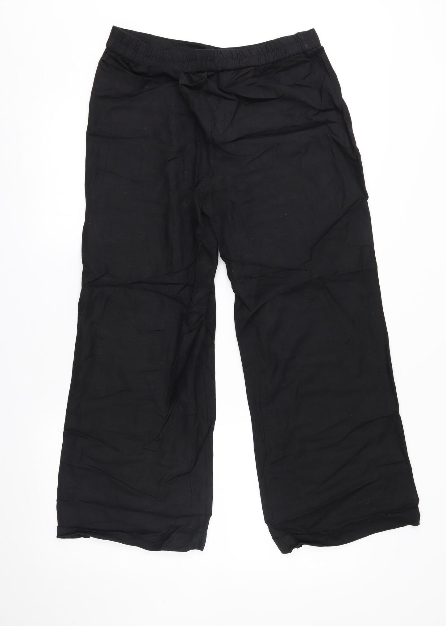 Simply Be Womens Black   Trousers  Size 12 L26 in
