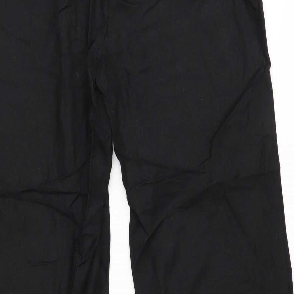 Simply Be Womens Black   Trousers  Size 12 L26 in