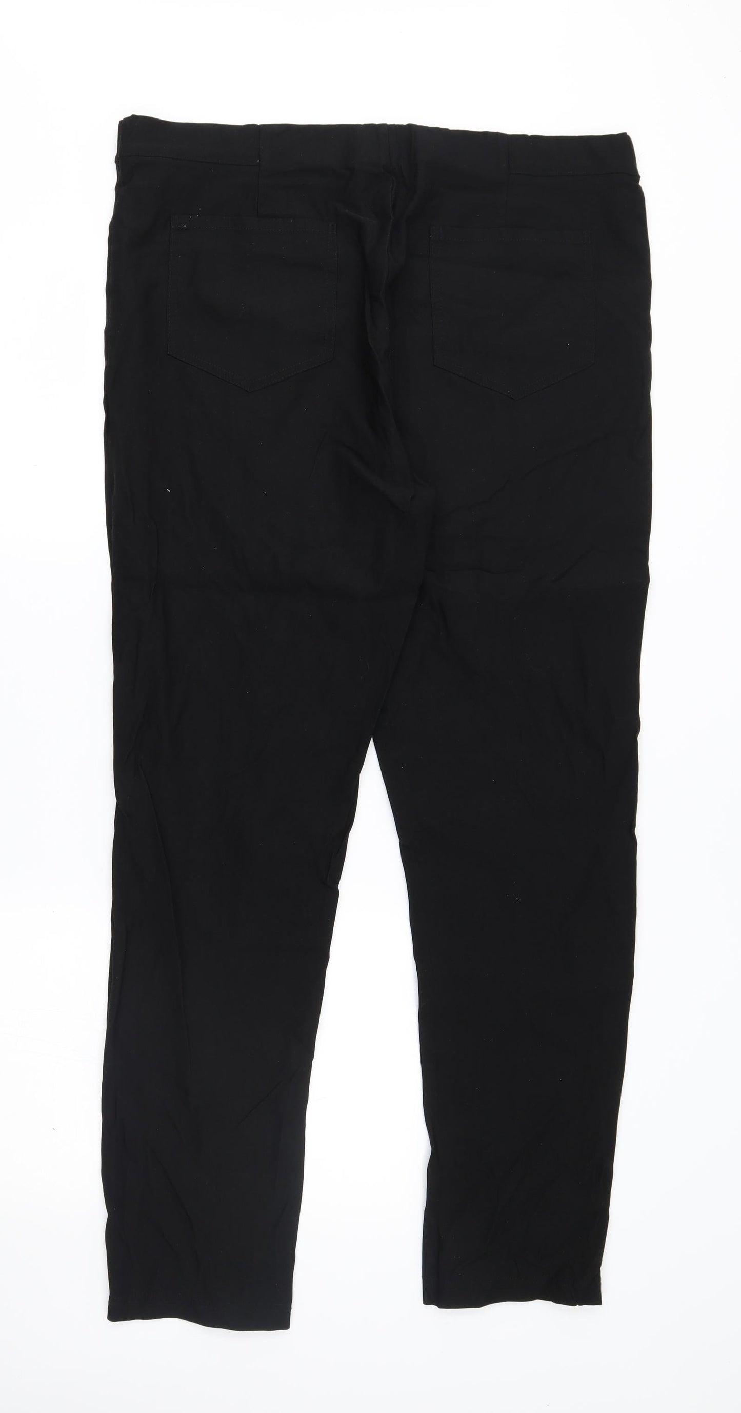 Smeliax Womens Black   Trousers  Size 20 L30 in