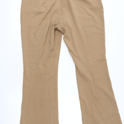 M&S Womens Beige   Trousers  Size 14 L29 in