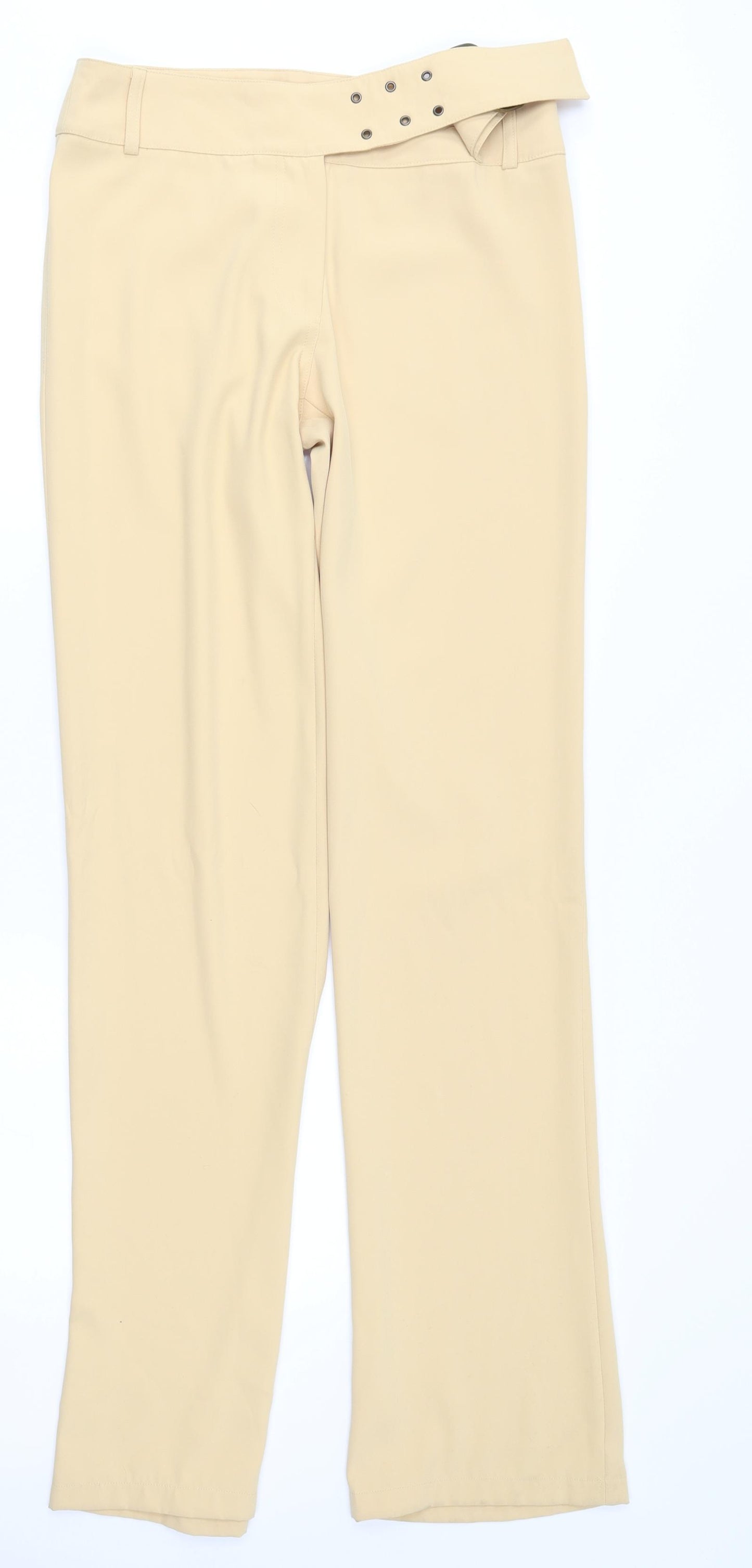 serge dana Womens Yellow   Trousers  Size 14 L33 in
