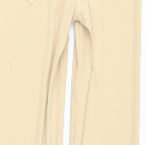 serge dana Womens Yellow   Trousers  Size 14 L33 in
