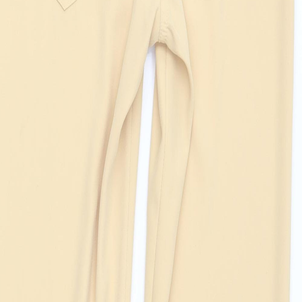 serge dana Womens Yellow   Trousers  Size 14 L33 in
