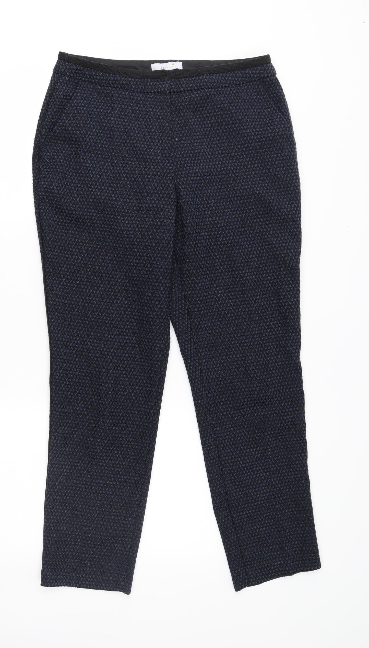 M&S Womens Blue   Trousers  Size 10 L27 in