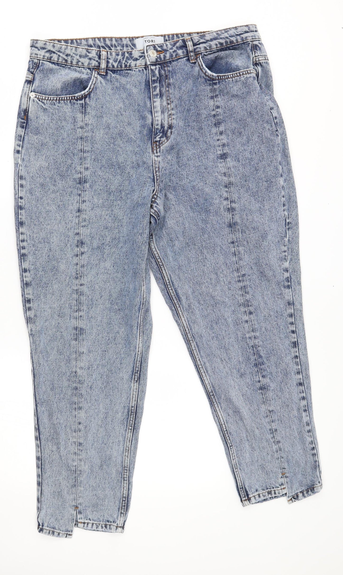 New Look Womens Blue   Straight Jeans Size 18 L25 in