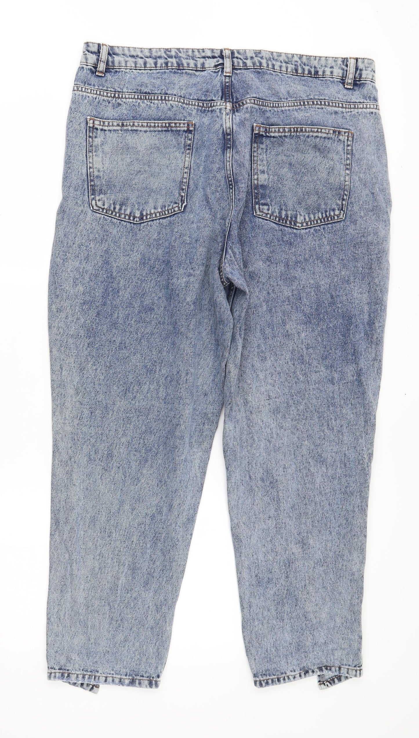 New Look Womens Blue   Straight Jeans Size 18 L25 in