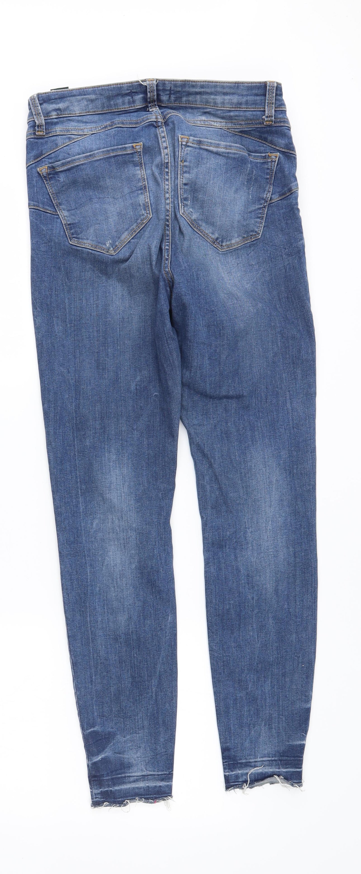 M&S Womens Blue   Skinny Jeans Size 12 L26 in