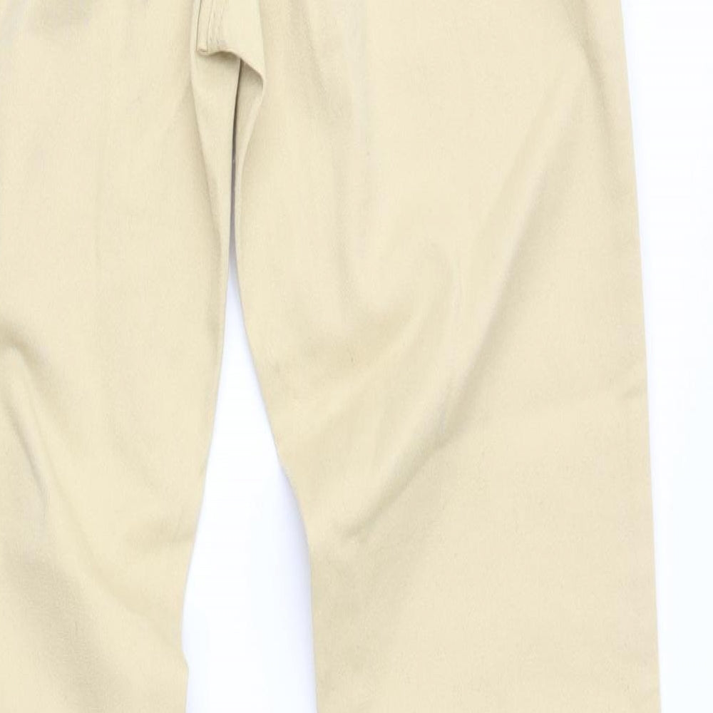 H&M Womens Beige   Straight Jeans Size 8 L30 in