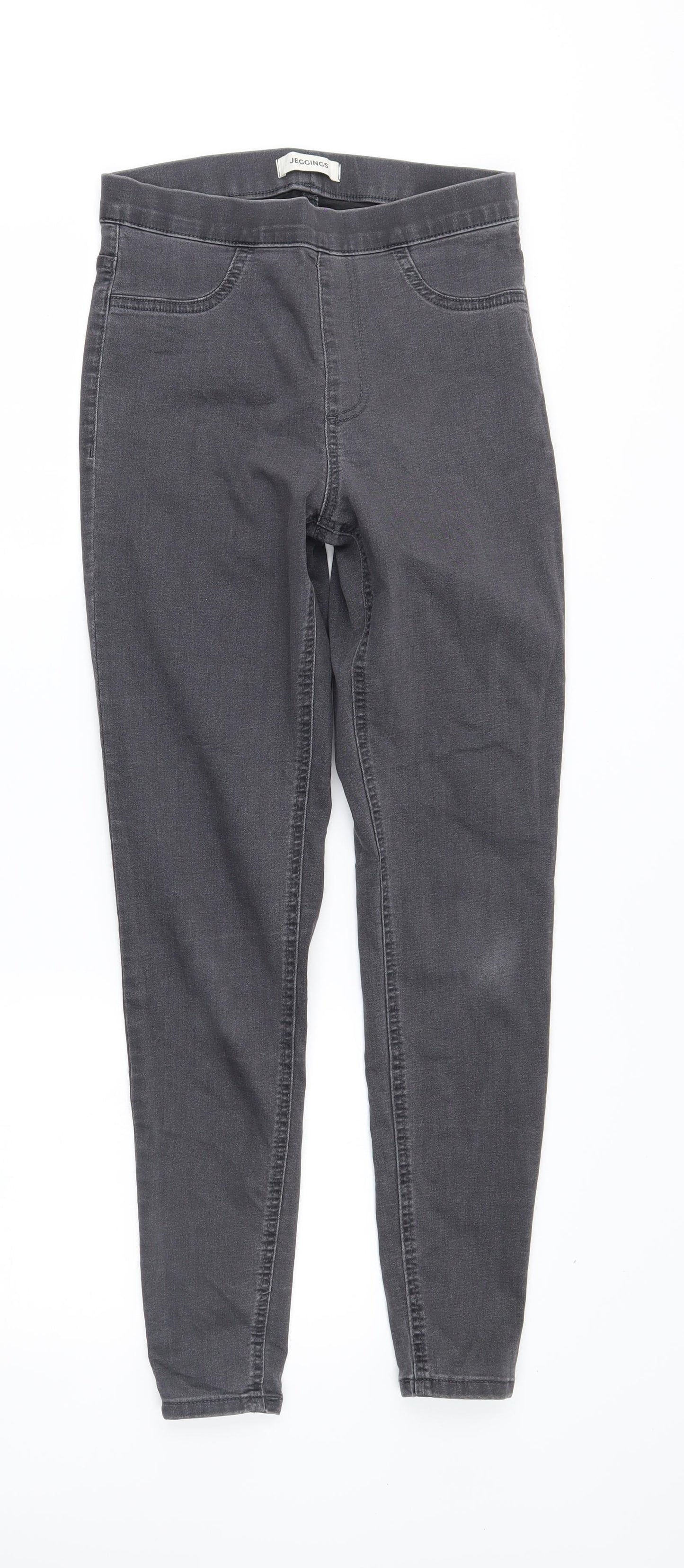 M&S Womens Grey   Jegging Jeans Size 8 L27 in
