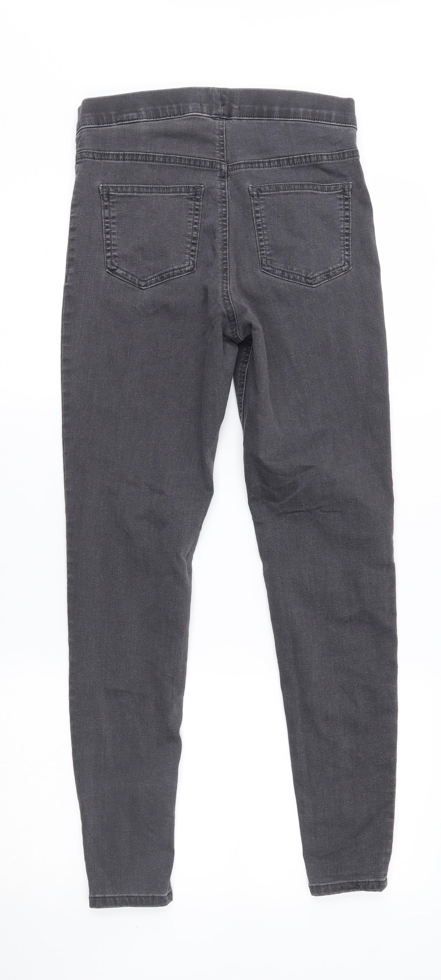 M&S Womens Grey   Jegging Jeans Size 8 L27 in