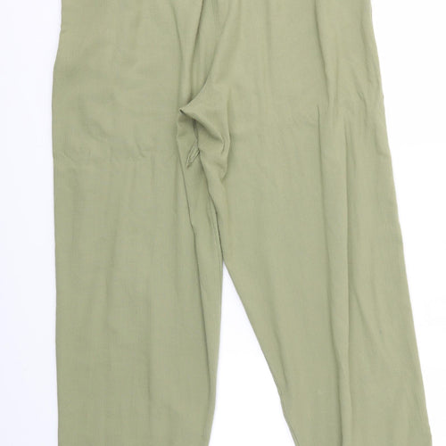Casual Wear Womens Green   Trousers  Size 14 L27 in