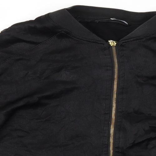 Very Womens Black   Full Zip Sweatshirt Size 14
