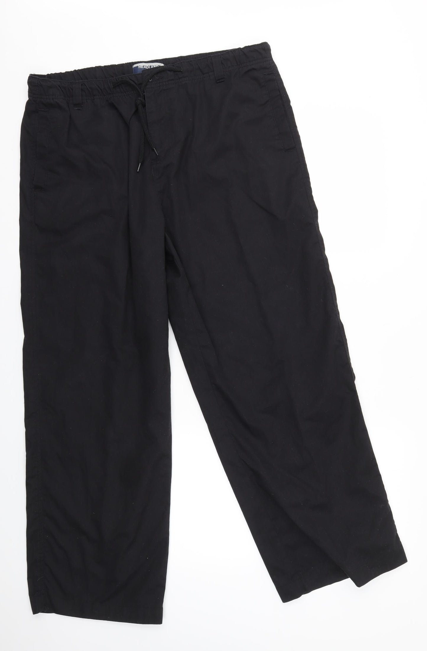 Headland Mens Black   Trousers  Size 38 L29 in