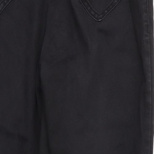 Arcadia Womens Black   Trousers  Size 16 L27 in - stretch waistband