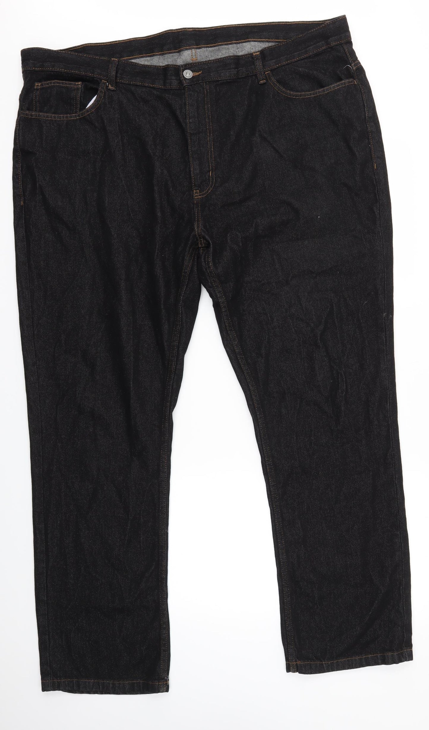 George Mens Black   Straight Jeans Size 44 in L31 in