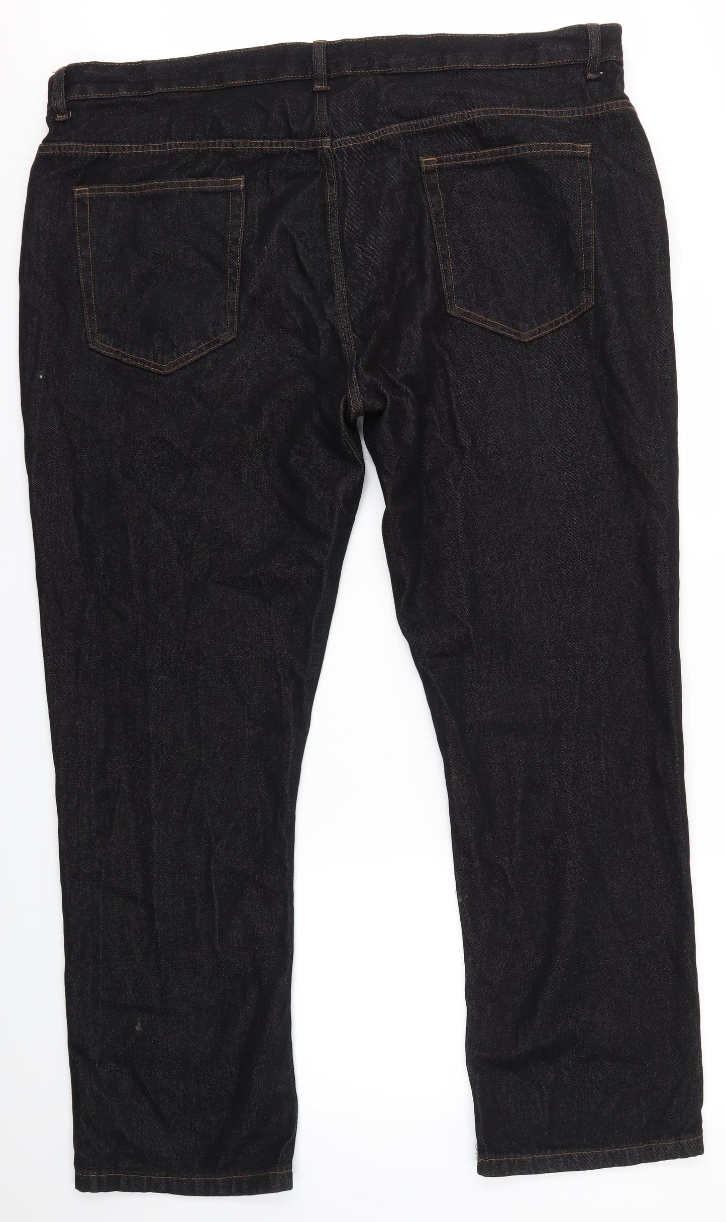 George Mens Black   Straight Jeans Size 44 in L31 in