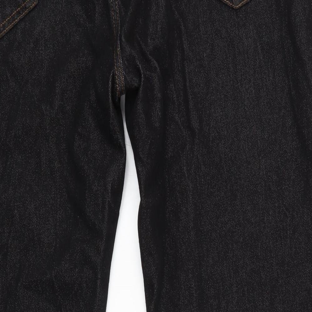 George Mens Black   Straight Jeans Size 44 in L31 in