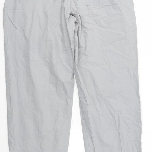 Claire Ashton Womens Grey   Trousers  Size 14 L31 in