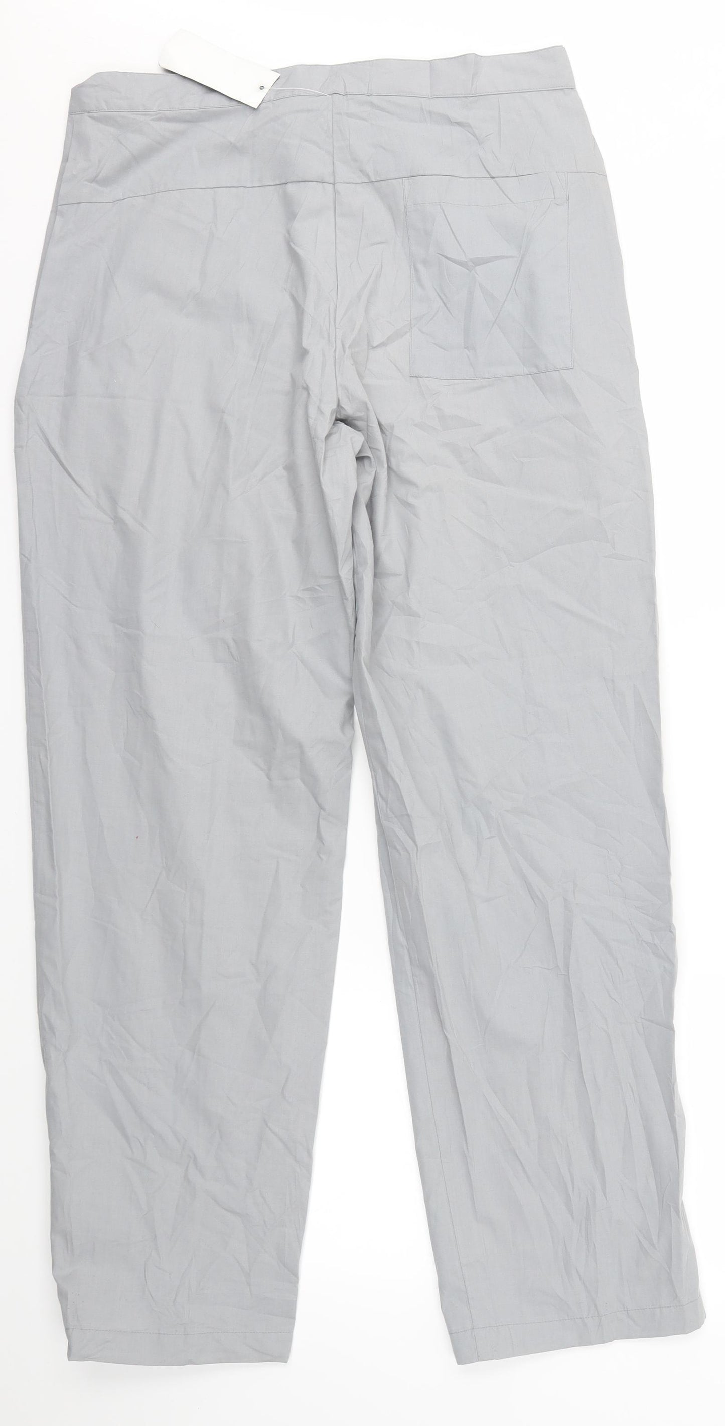 Claire Ashton Womens Grey   Trousers  Size 14 L31 in