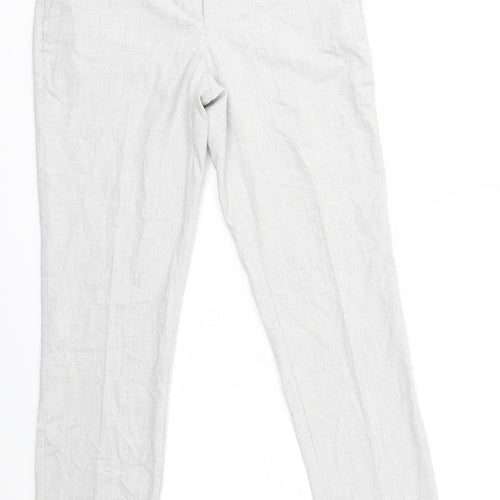 H&M Womens Grey   Trousers  Size 8 L30 in