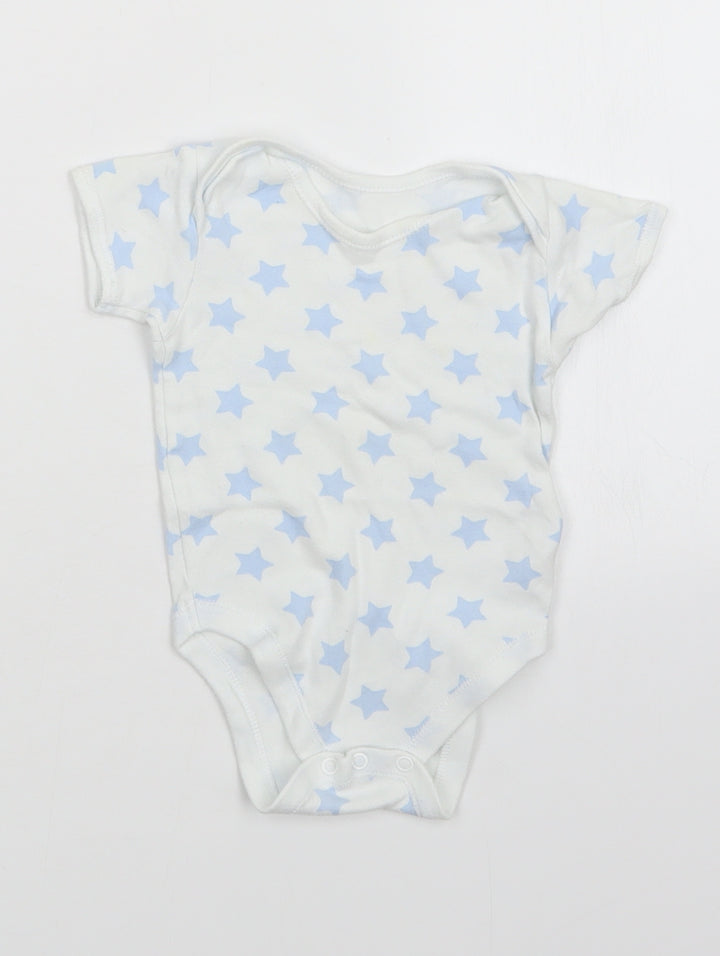 George Boys White Polka Dot  Unitard One-Piece Size 6-9 Months