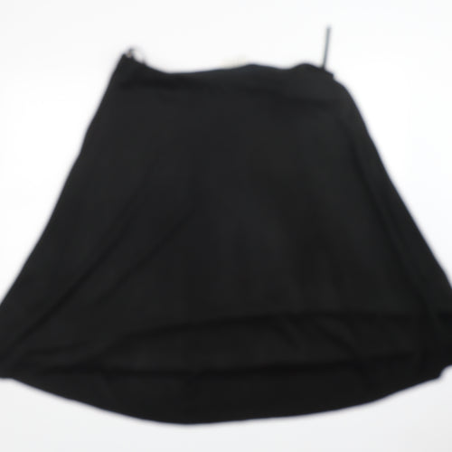 Plus Womens Black   A-Line Skirt Size 38 in