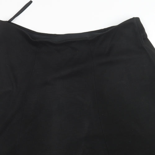 Plus Womens Black   A-Line Skirt Size 38 in