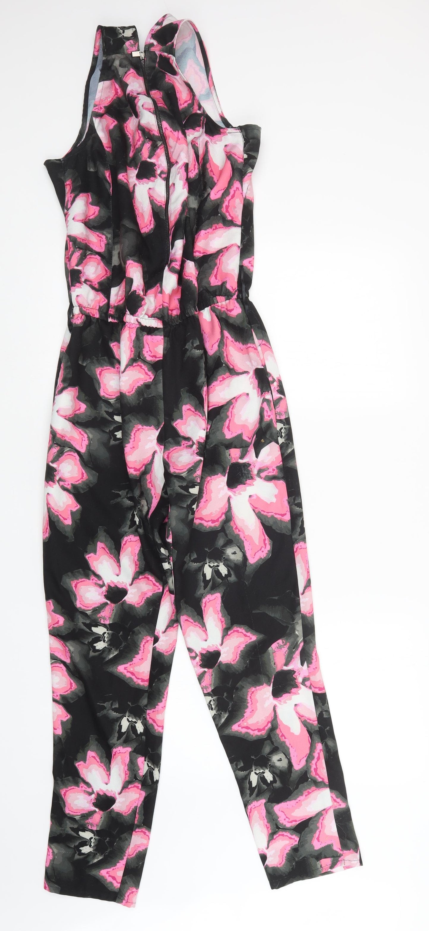 River Island Womens Multicoloured Floral  Jumpsuit One-Piece Size 8