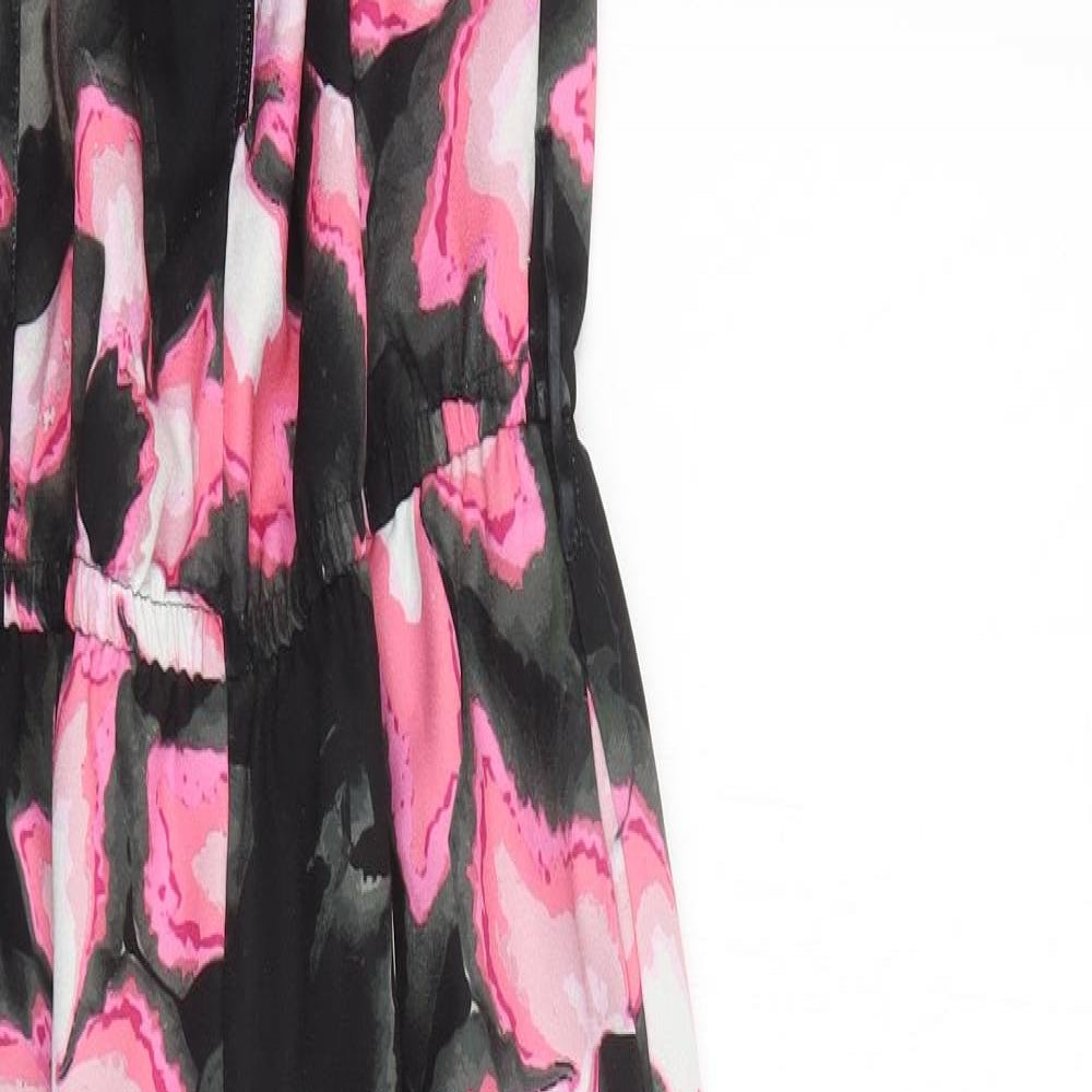 River Island Womens Multicoloured Floral  Jumpsuit One-Piece Size 8