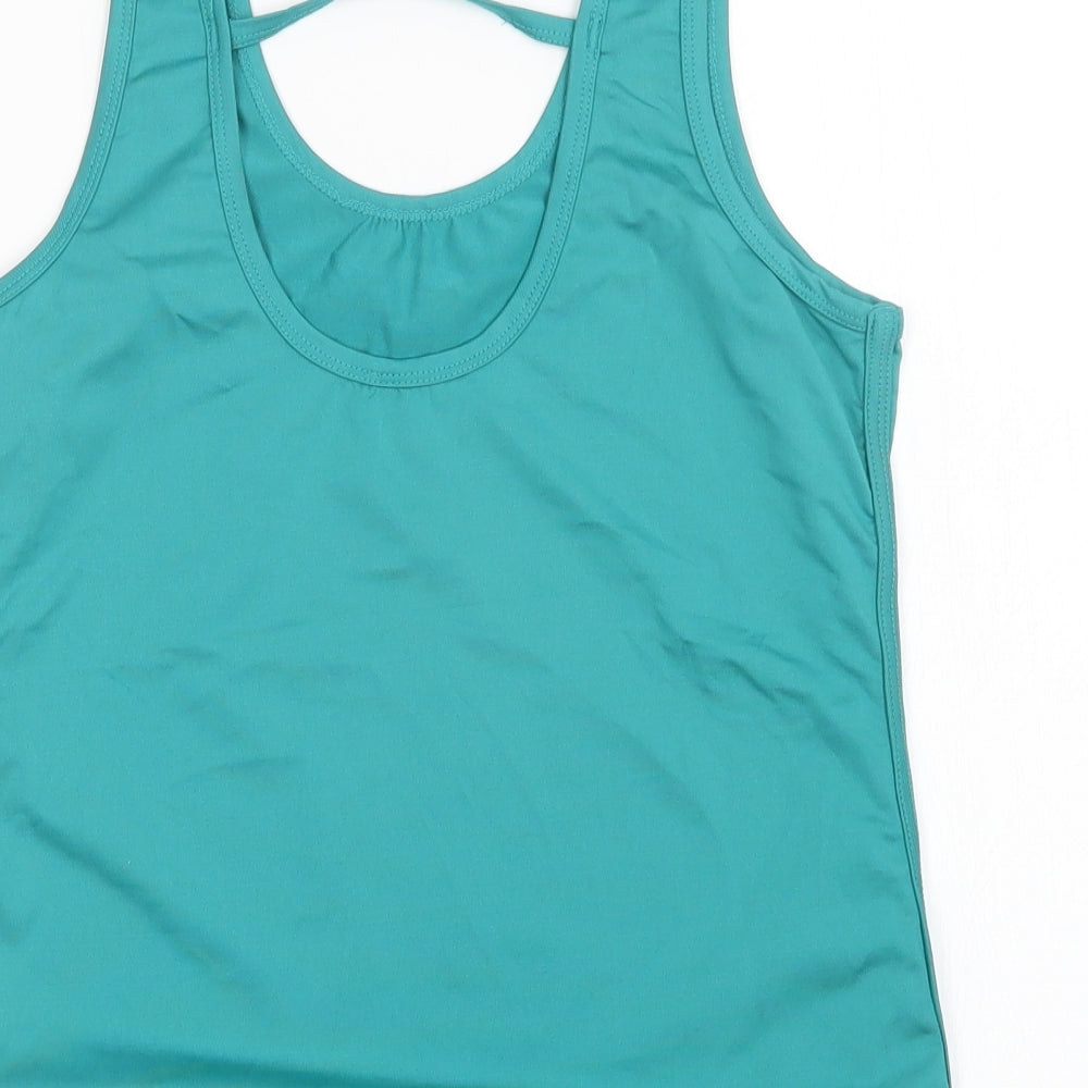 Preworn Womens Green   Basic Tank Size M