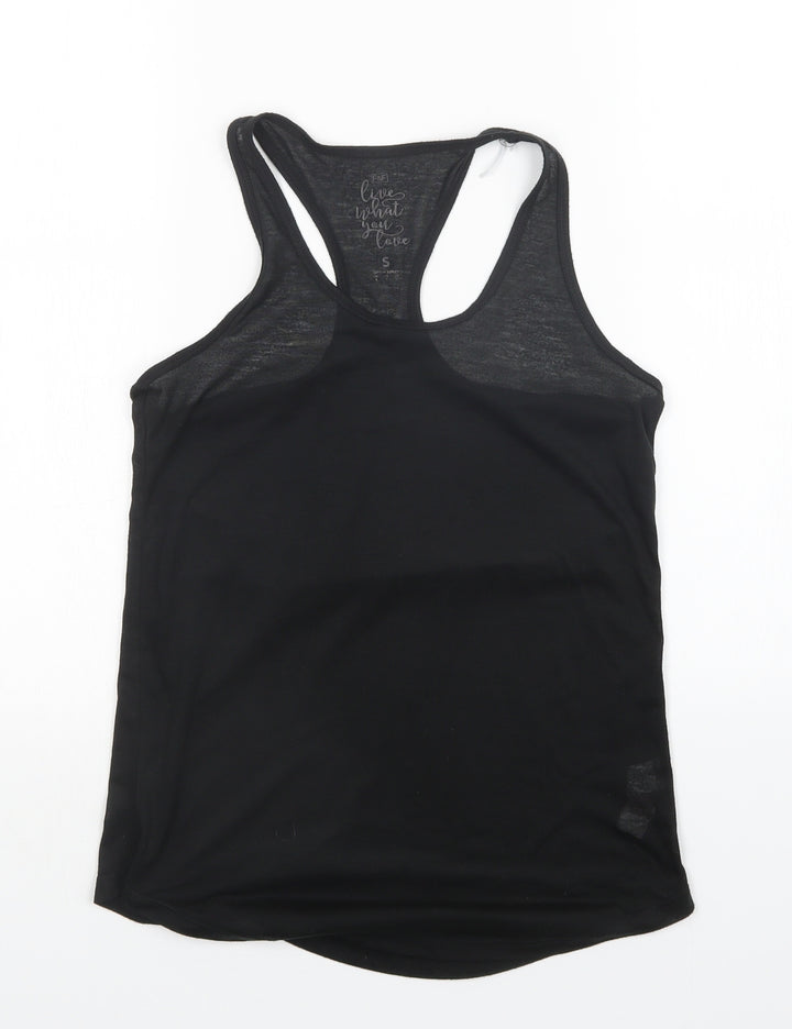 F&F Womens Black Basic Tank Size S