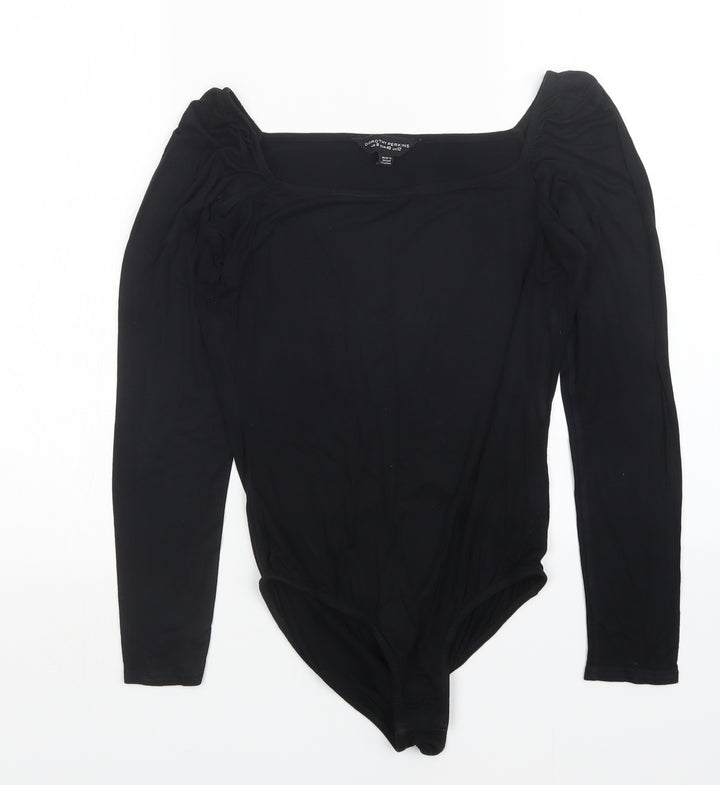 Dorothy Perkins Womens Black Unitard One-Piece Size 12