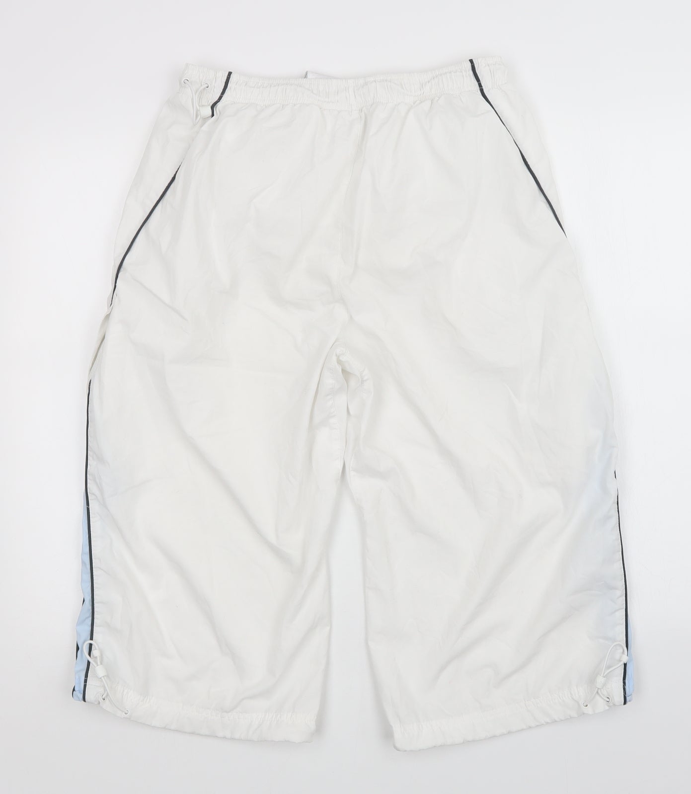 Nike Mens White   Sweat Shorts Size L